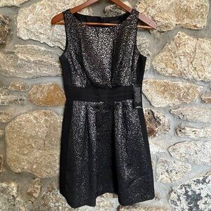 The Limited A-Line Gold and Black Formal Cocktail Dress Gown sz 4